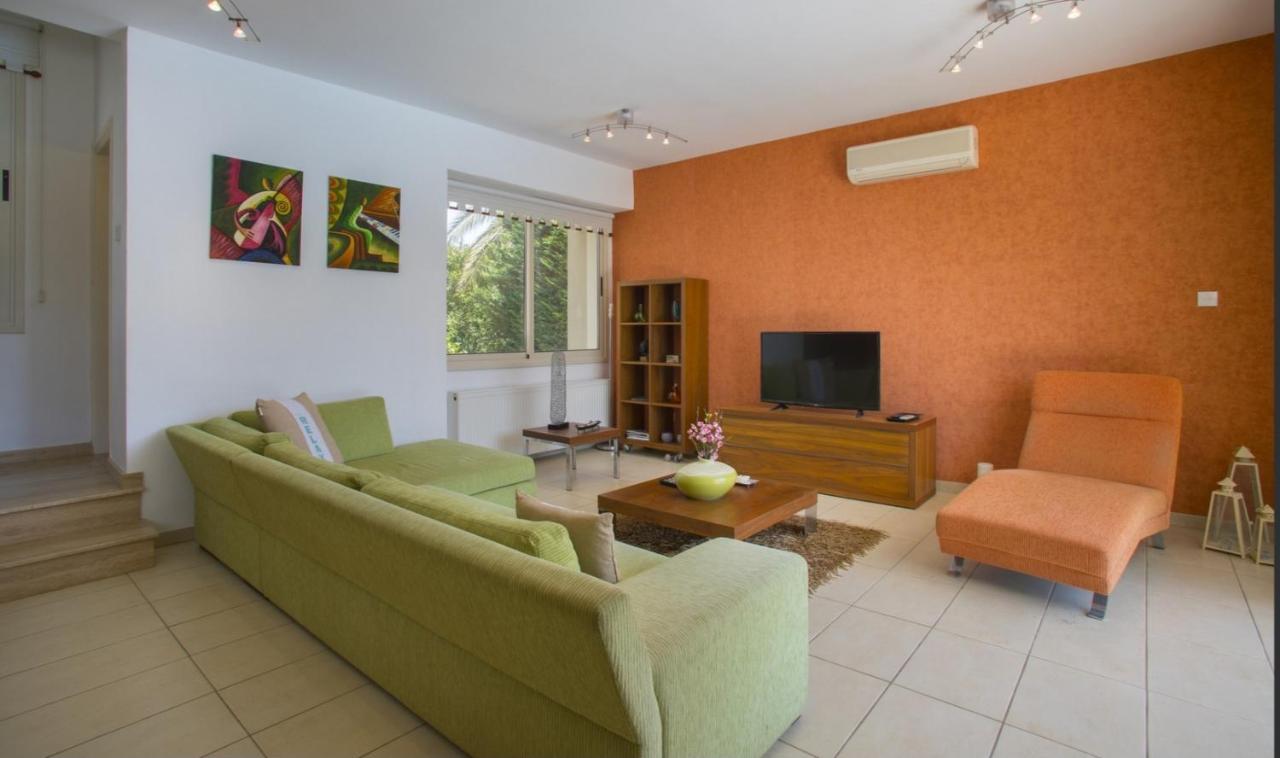 Soothing Sunset Villa With Private Pool, 200M From The Beach Perivolia Buitenkant foto