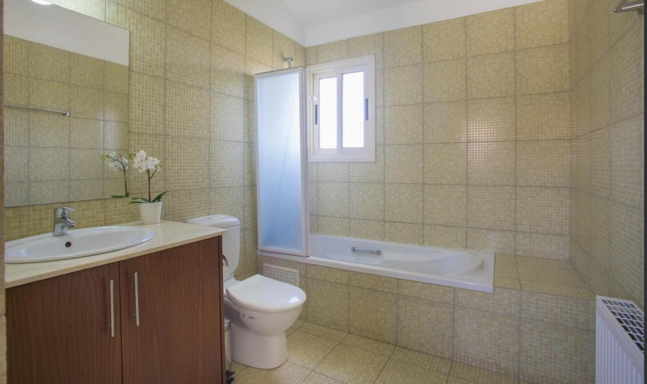 Soothing Sunset Villa With Private Pool, 200M From The Beach Perivolia Buitenkant foto
